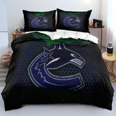 Vancouver Canucks Hockey League Duvet Cover Quilt Case Pillowcases